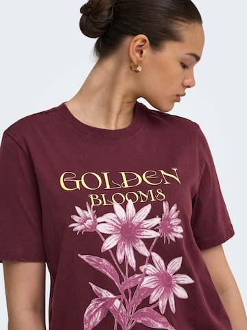 ONLY - Camiseta 'ONLLUCY MONJA' en lila