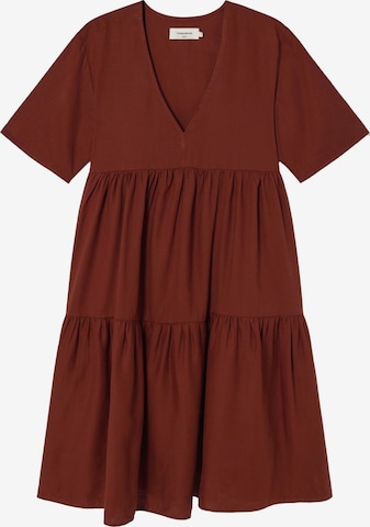 Thinking MU Dress ' Fresia ' in Brown: front