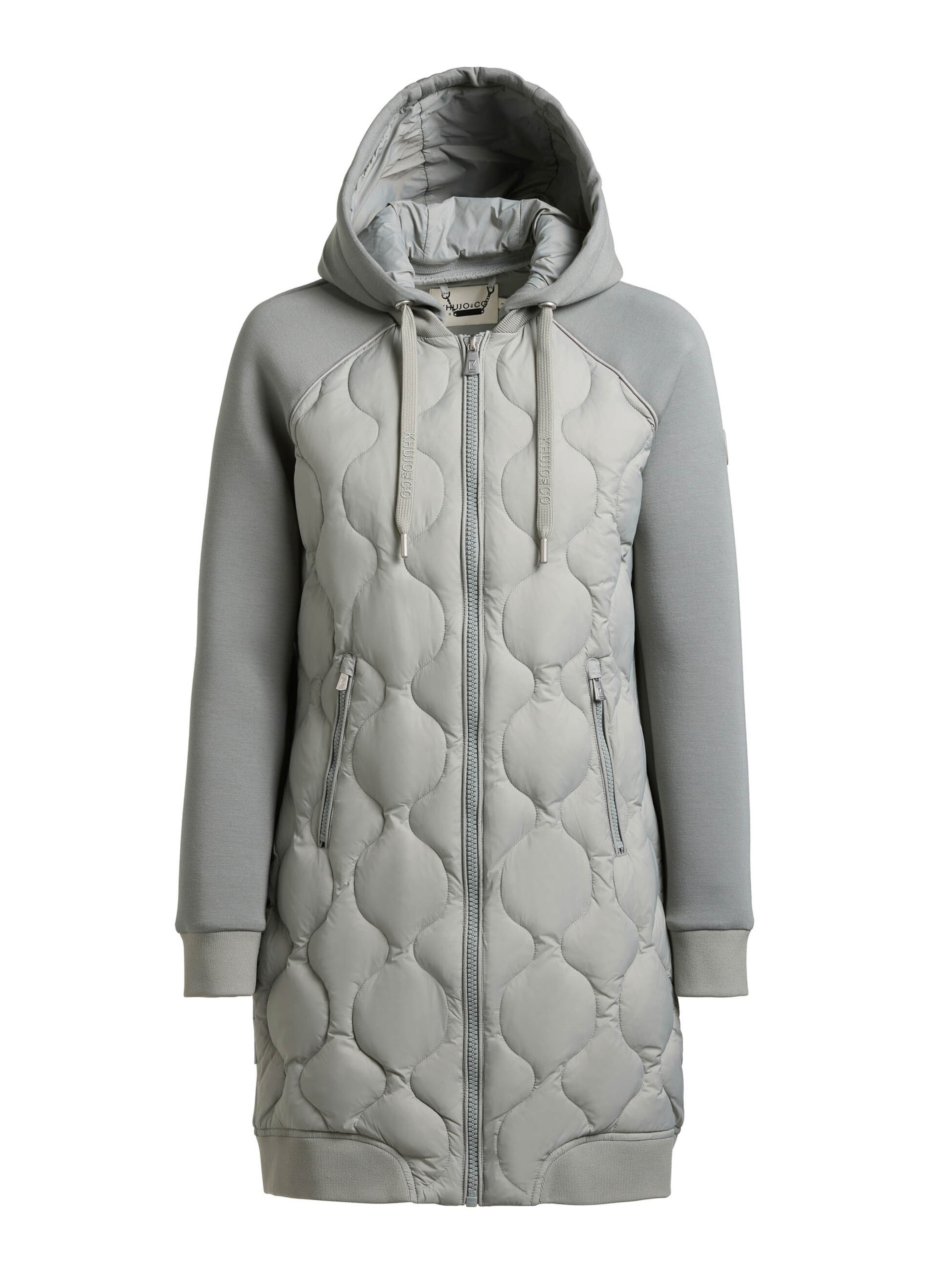 khujo Mantel 'Nora ' in Grün: Vorderseite