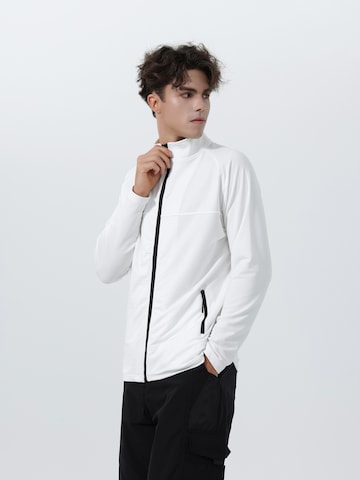 YOUTHUP Sportstrickjacke in Weiß
