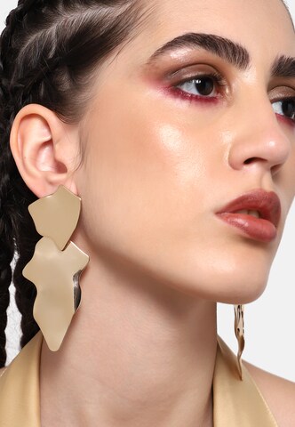 Boucles d'oreilles 'Christel' SOHI en or : devant