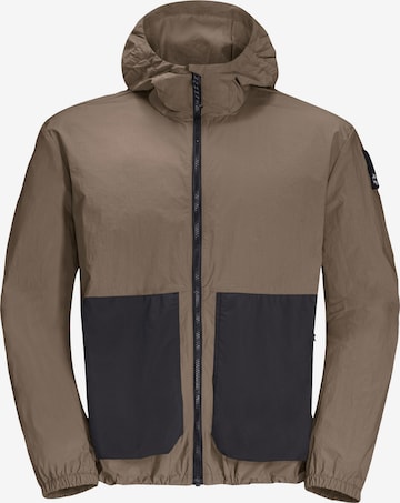 Geacă outdoor de la JACK WOLFSKIN pe maro: față