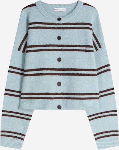 Bershka Neulepaita värissä tummanruskea / minttu, Tuotenäkymä