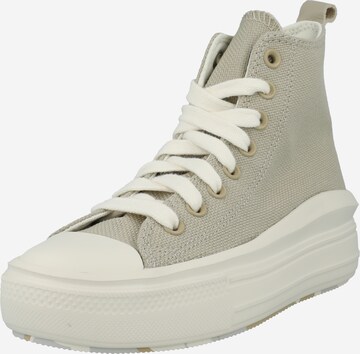 CONVERSE High-top trainers 'CHUCK TAYLOR ALL STAR MOVE' in Beige: front