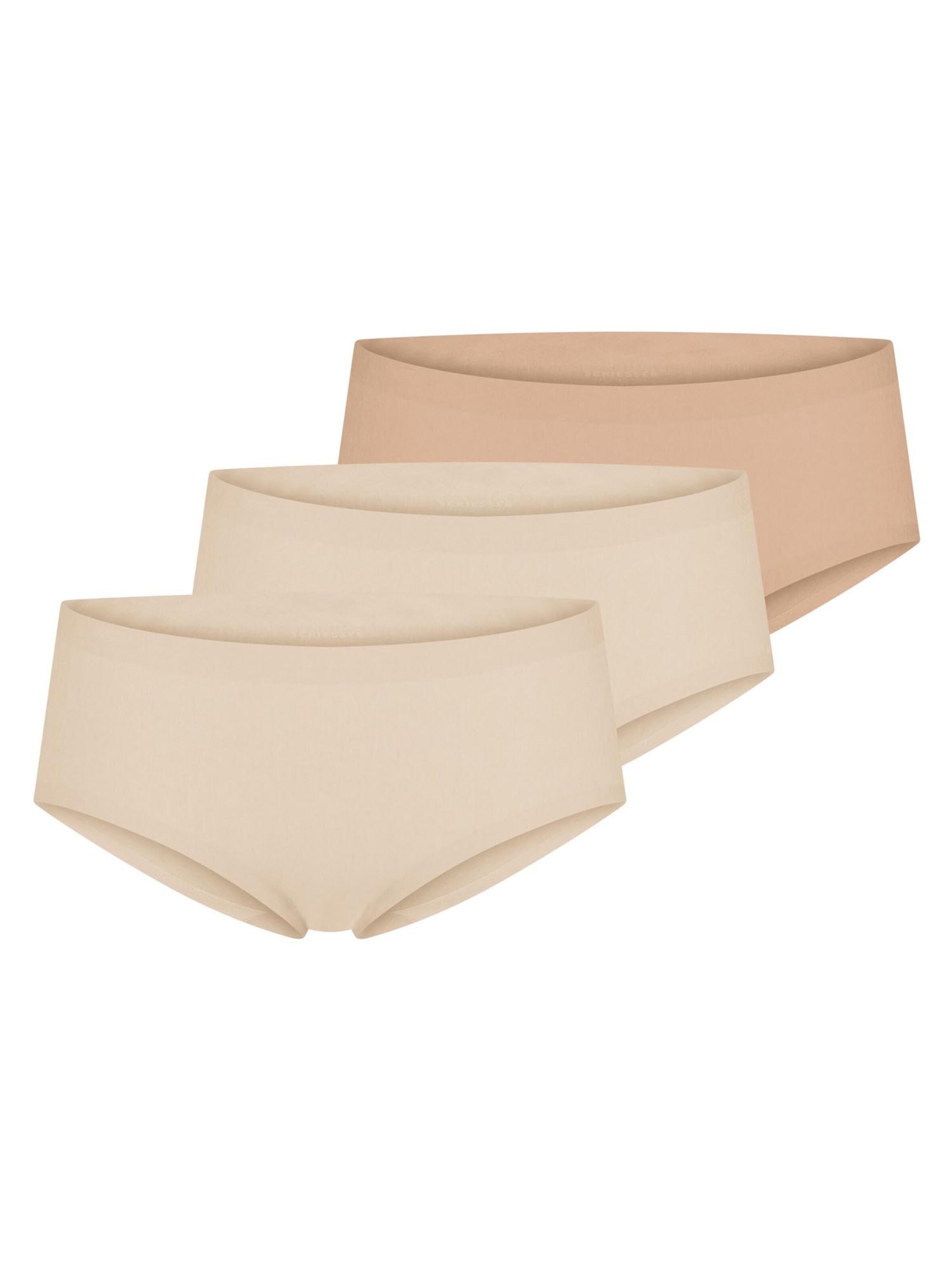 SCHIESSER Boyshorts 'Invisible Cotton' in Brown: front