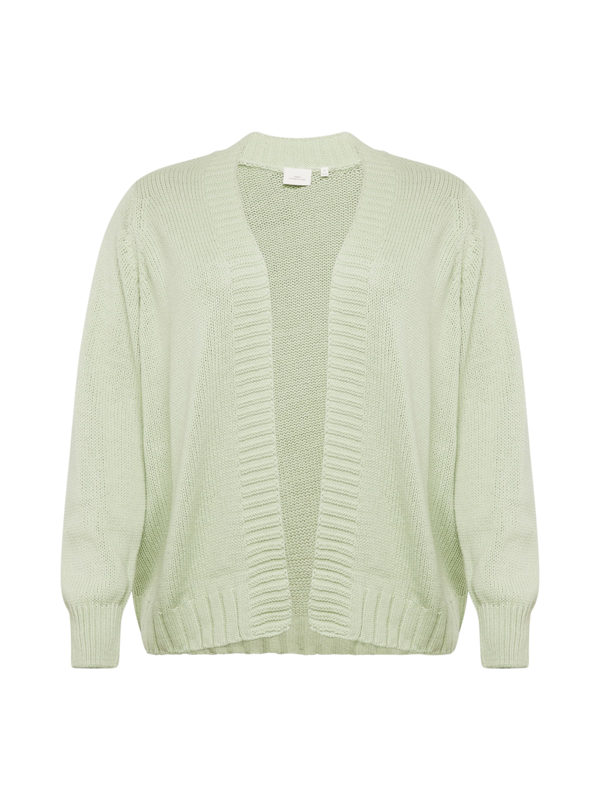 ONLY Carmakoma Πλεκτή ζακέτα 'MILLE' σε πράσινο: μπροστά