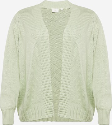 ONLY Carmakoma Cardigan 'MILLE' i grøn: forside