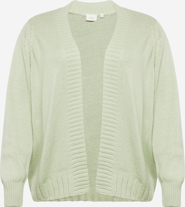 Cardigan 'MILLE' ONLY Carmakoma en vert : devant