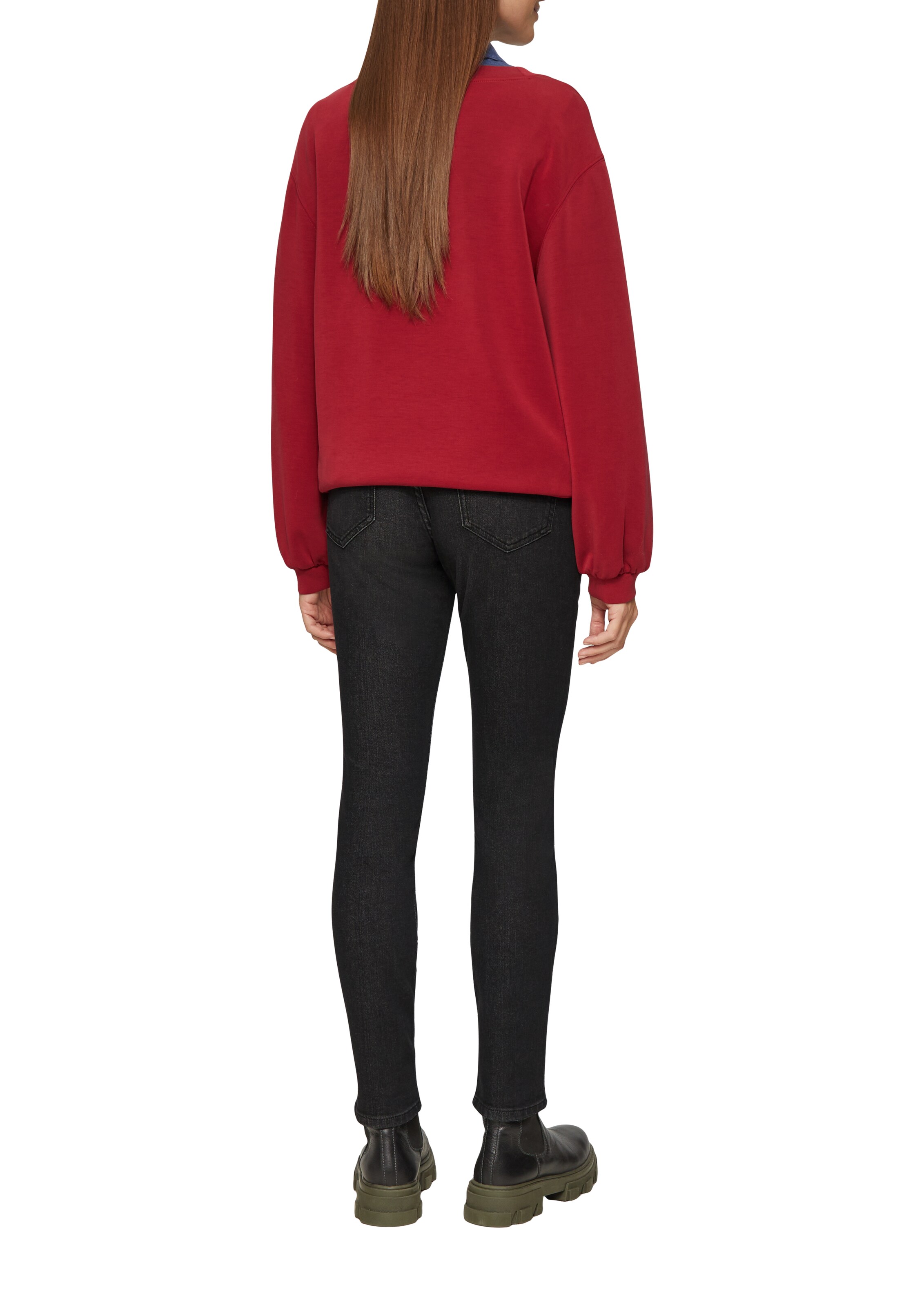 s.Oliver Slimfit Jeans 'Betsy' in Schwarz