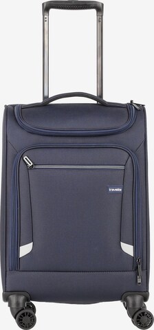 Valisette 'Cabin Underseater/Toploader' TRAVELITE en bleu : devant