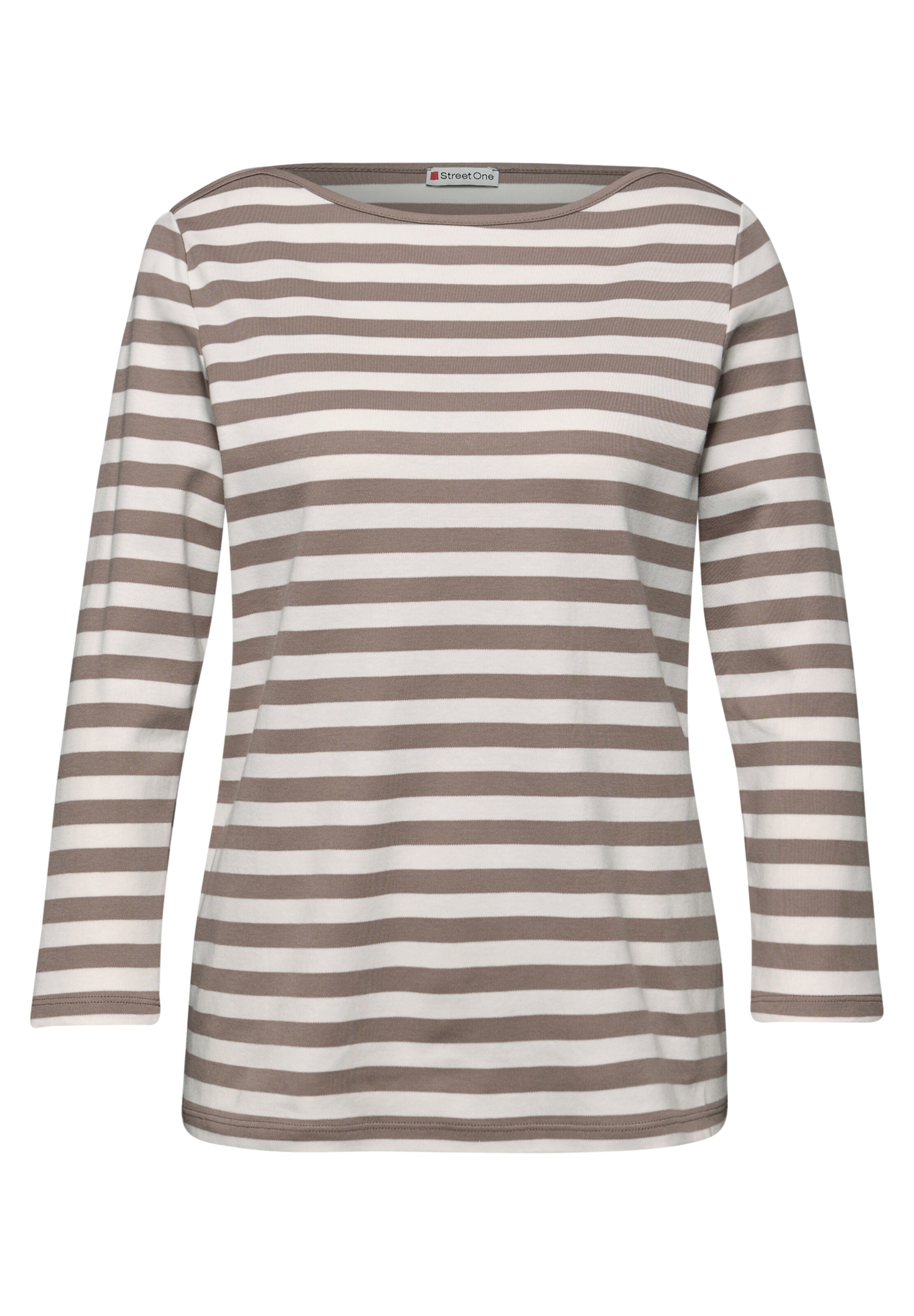 STREET ONE Shirt in Brown: front