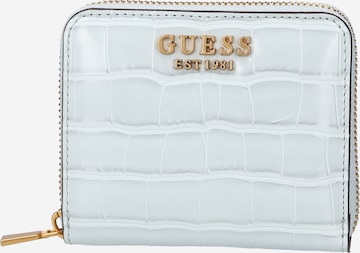 GUESS Wallet in Blue: front