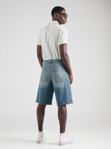HOLLISTER Wide Leg Shorts in Blau