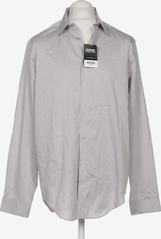 Calvin Klein Hemd L in Grau: Vorderseite