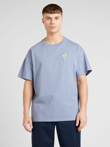 CONVERSE - Camiseta en azul: frente