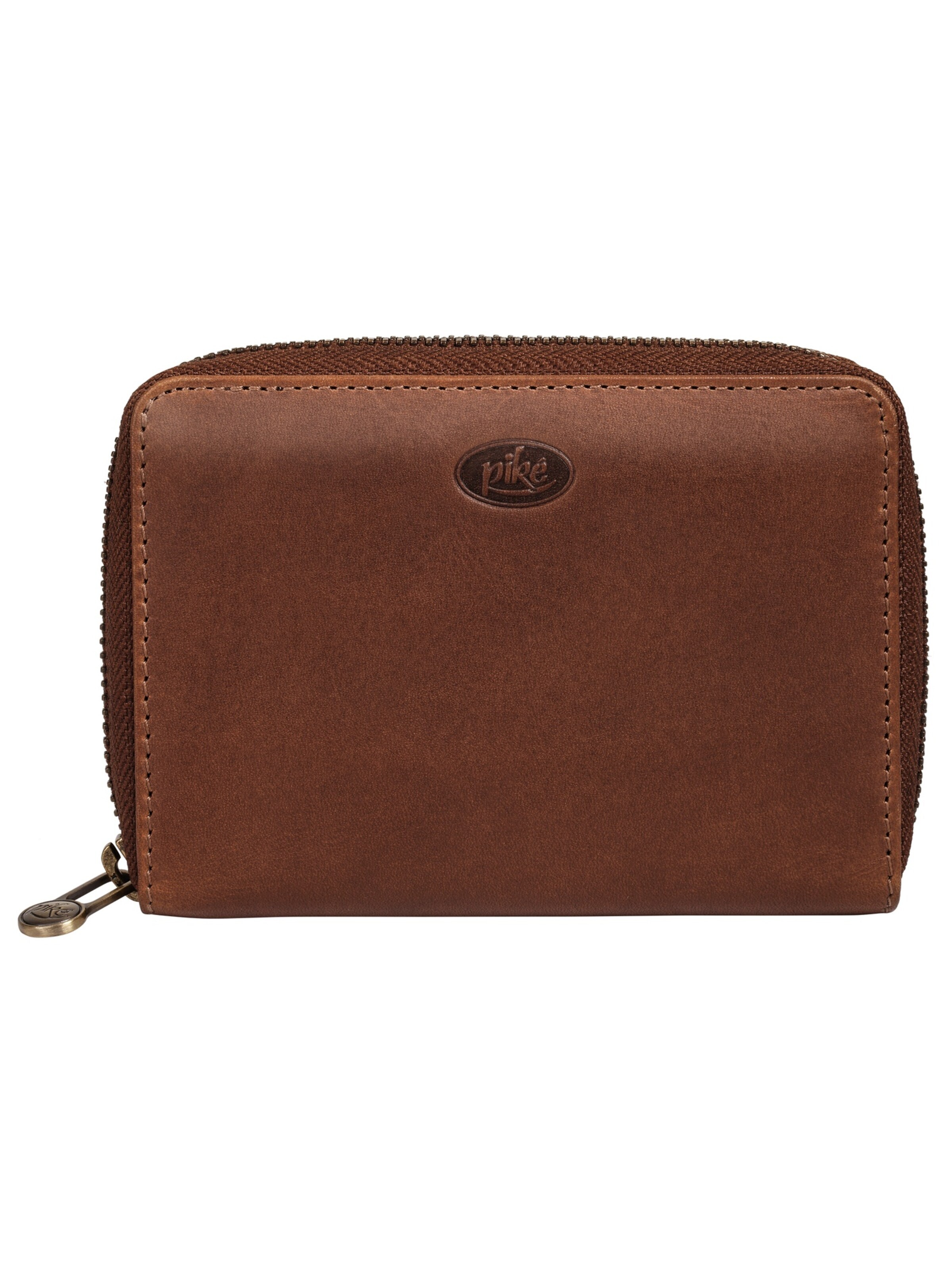 piké Wallet in Brown: front