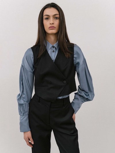 Liemenė iš 4TAILORS, spalva – juoda, Prekių apžvalga