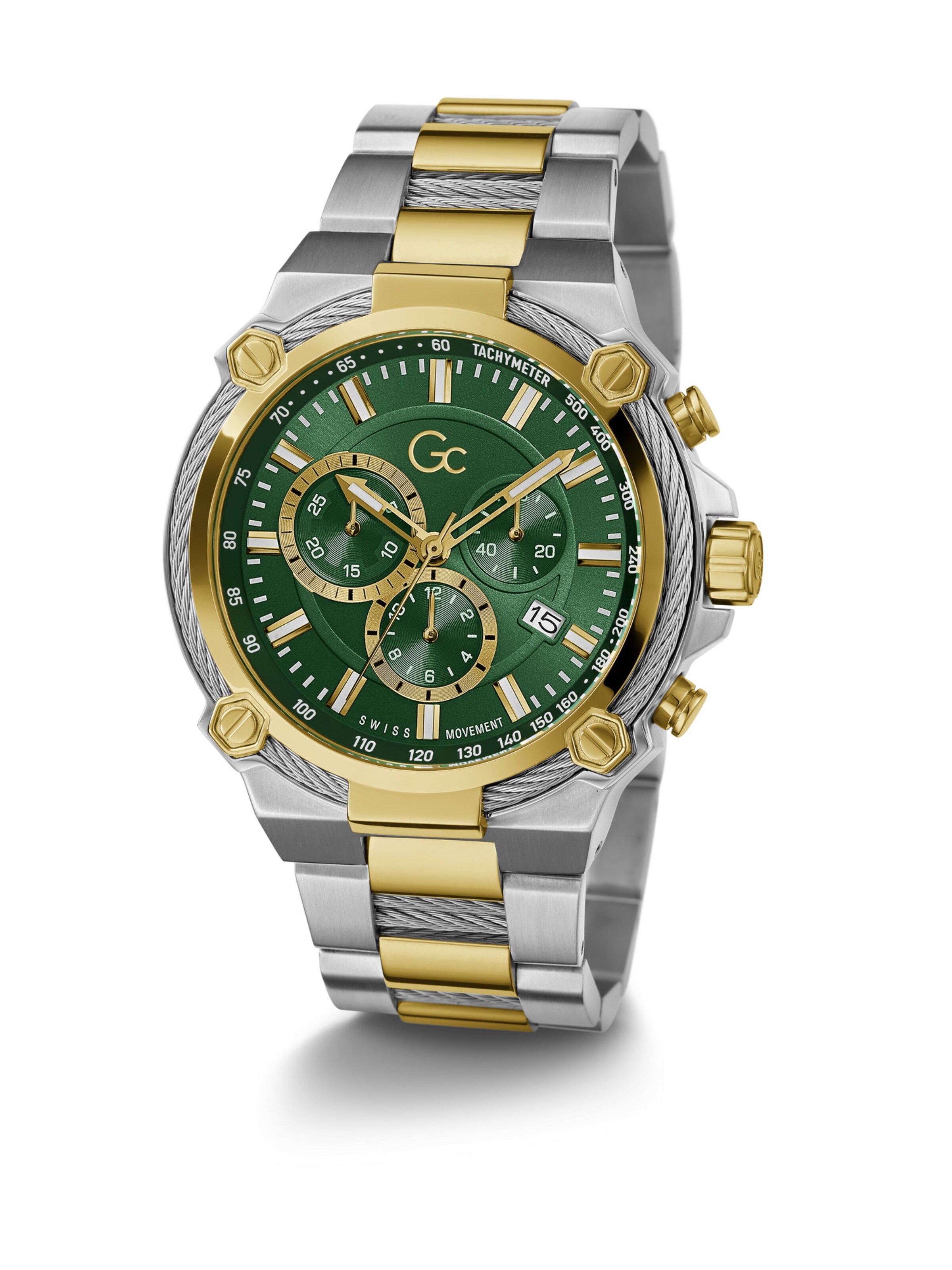 Gc Analogt ur 'CableForce ' i sølv