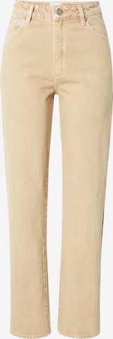 Abrand Loosefit Farkut värissä beige: etupuoli