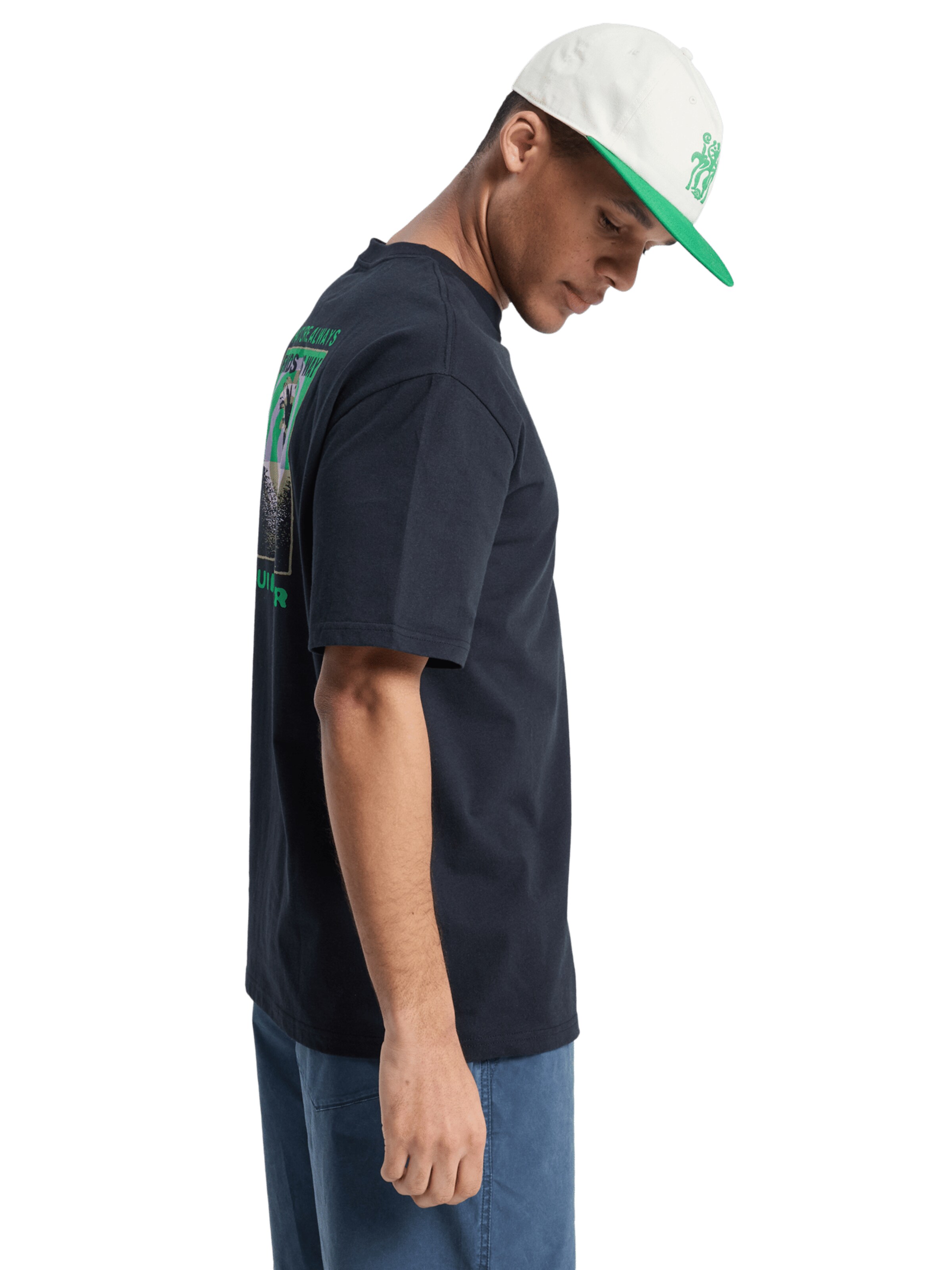 QUIKSILVER T-Shirt in Schwarz