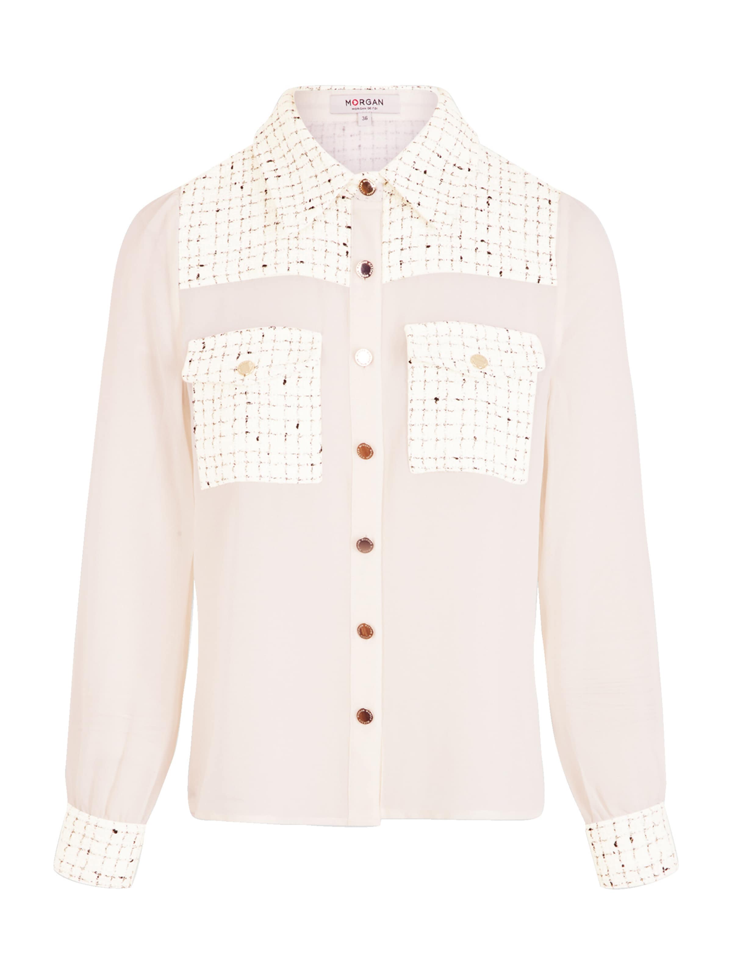 Morgan Μπλούζα σε μπεζ: μπροστά