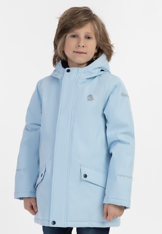 Schmuddelwedda Toiminnallinen takki 'Poomi' värissä sininen: edessä