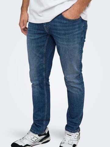 Only & Sons Slimfit Jeans 'ONSLoom' in Blauw