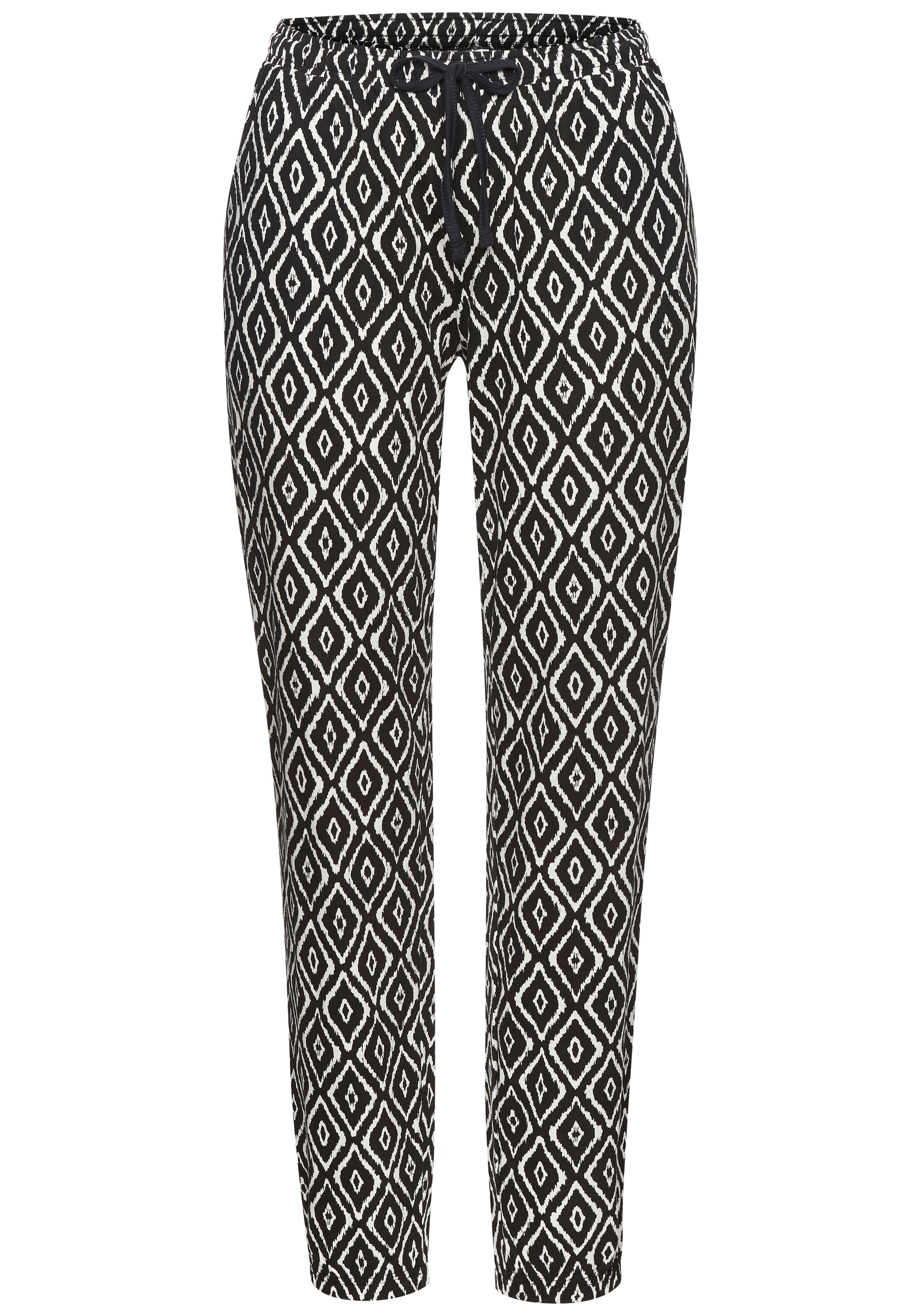 VIVANCE Pidžaamapüksid 'Dreams', värv must: eest vaates