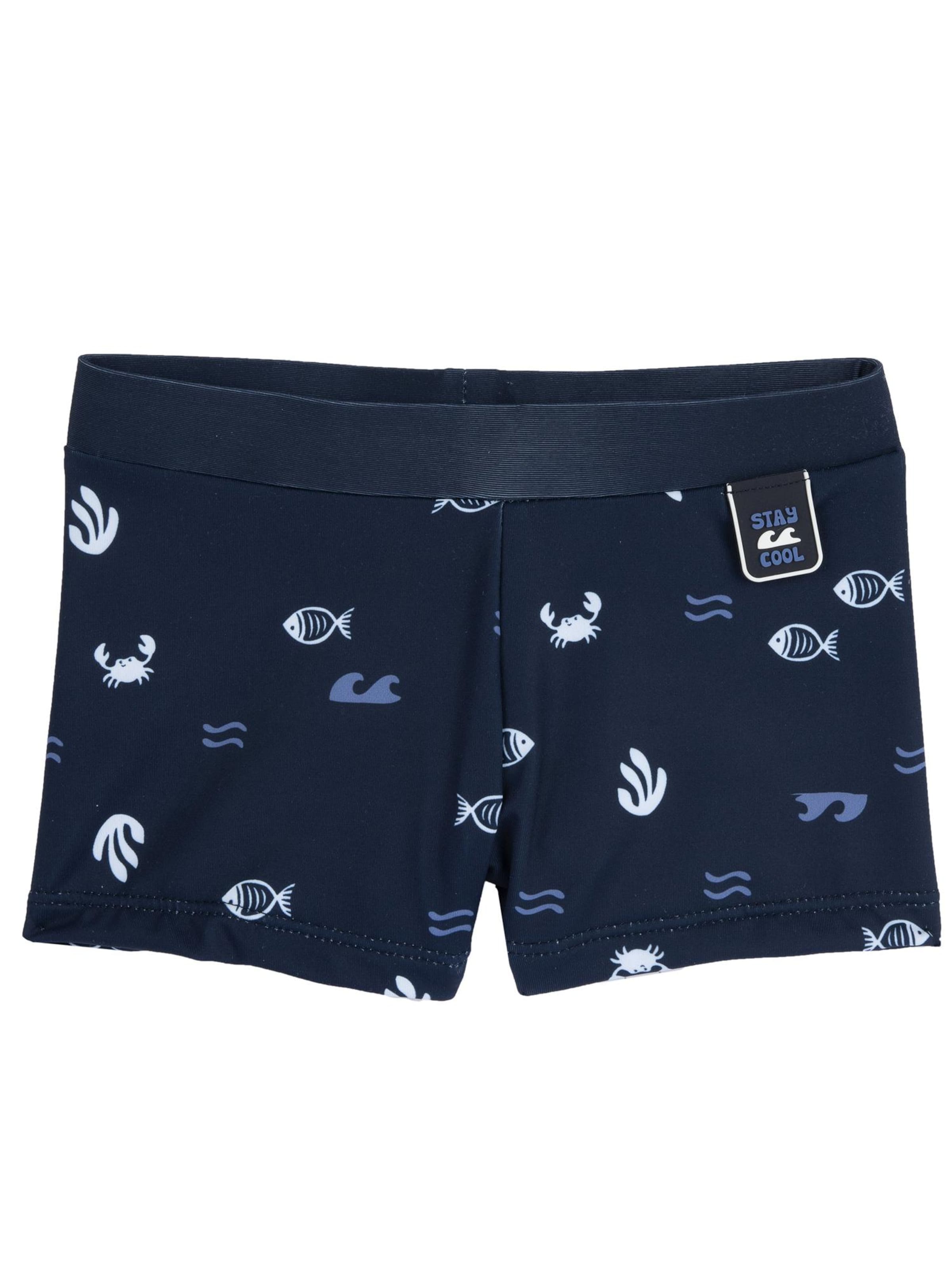 Șorturi de baie de la Chicco pe albastru: față