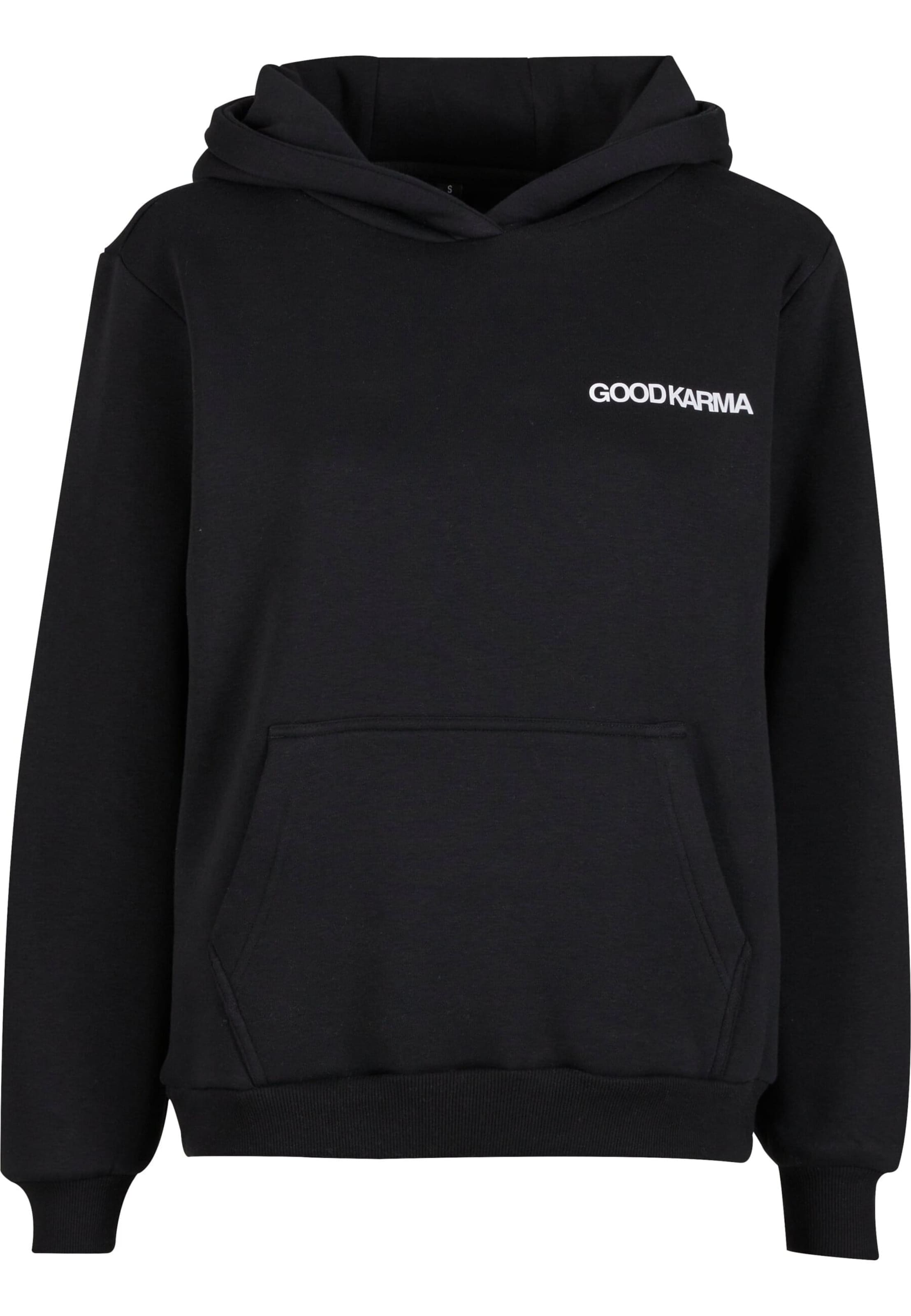 Miss Tee Свитшот 'Back Around' в Черный: спереди