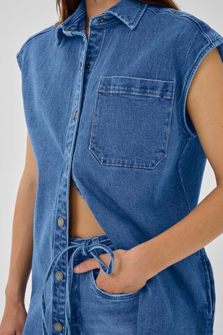 My Essential Wardrobe - Vestidos camiseiros 'MWLeyla' em azul