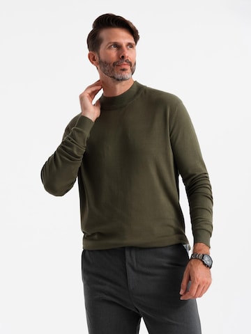 Pull-over 'OM-SWTN-0100' Ombre en vert : devant