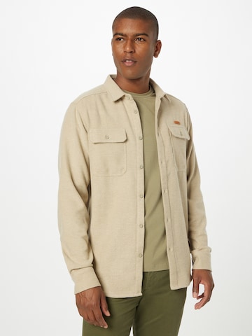 Iriedaily Regular fit Button Up Shirt 'Samuel' in Beige: front