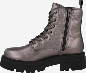 Apple of Eden Lace-Up Ankle Boots 'CASTLE 74' in Grey