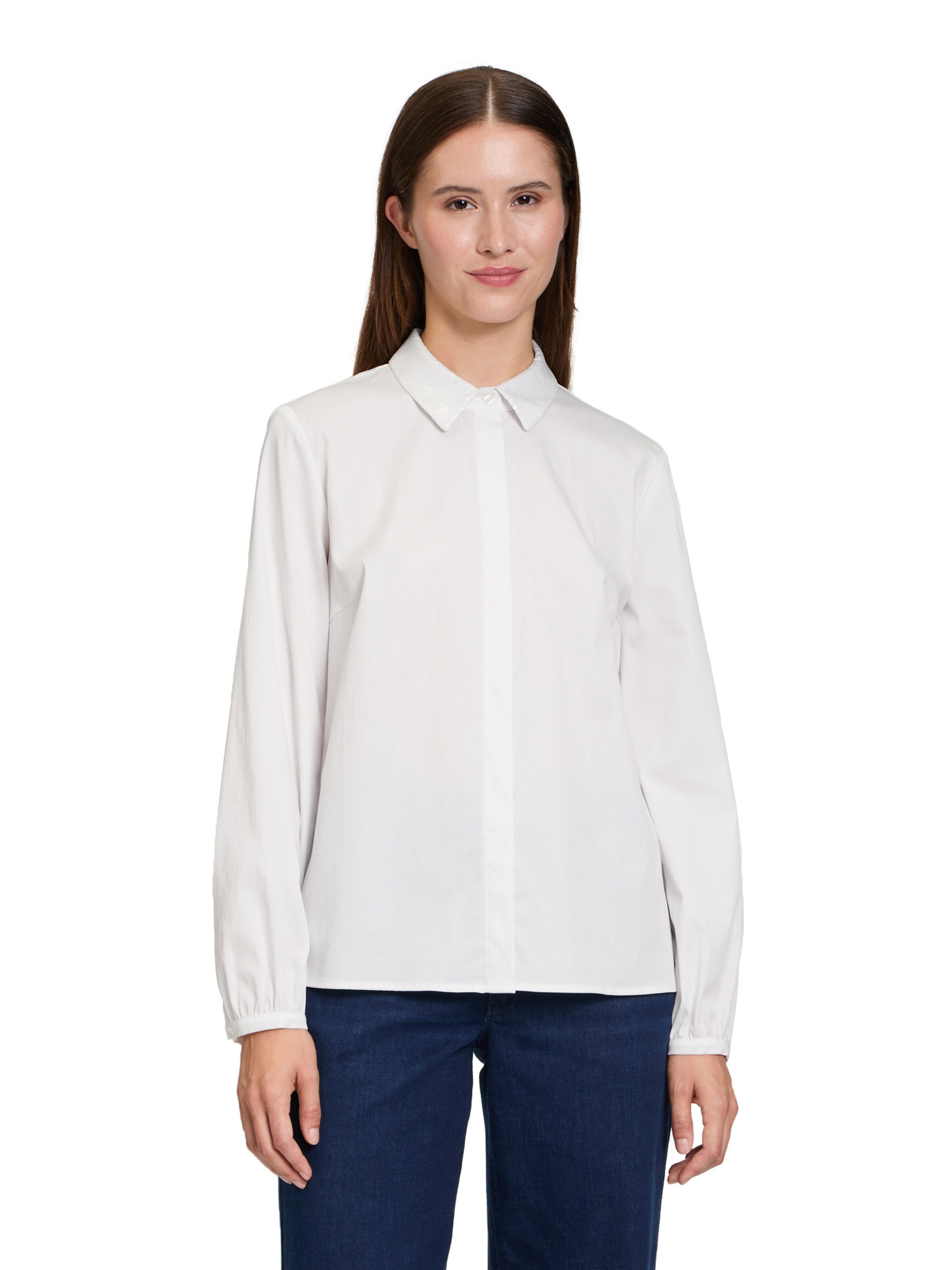 Betty & Co Blouse in Wit: voorkant