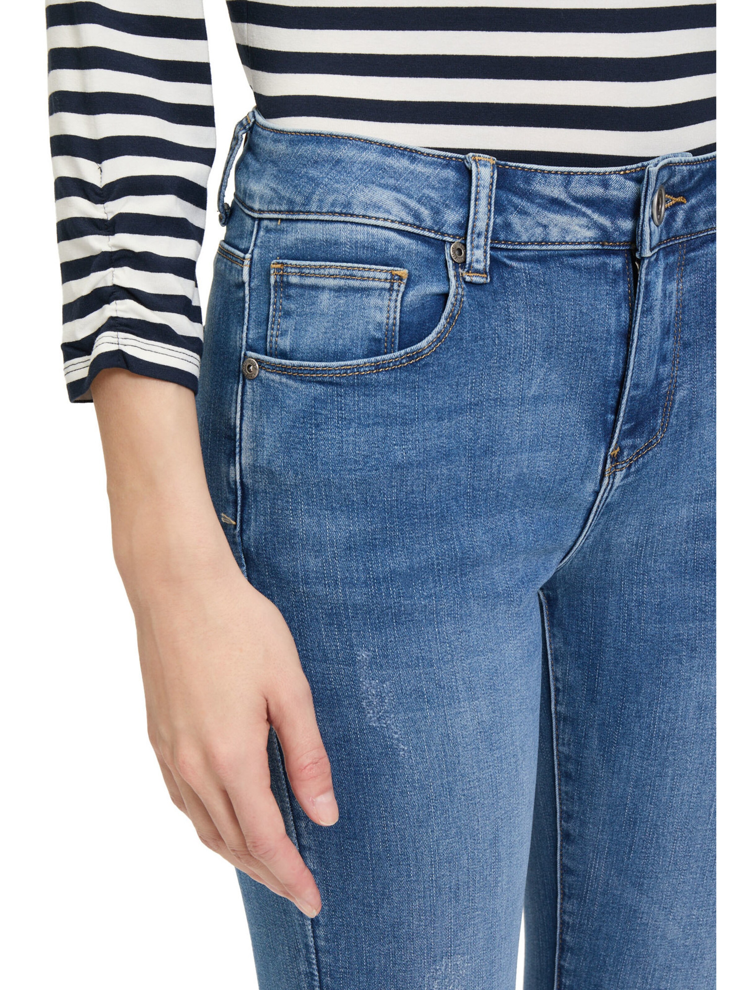 Betty Barclay Slimfit Basic-Jeans mit Waschung in Blau