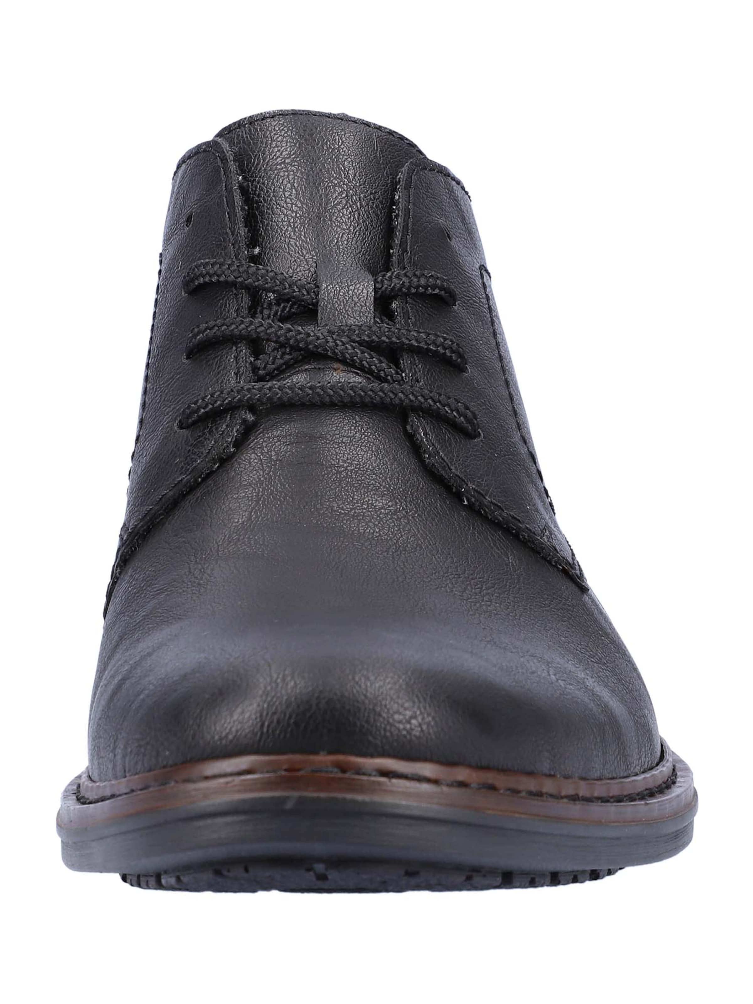 Rieker Fűzős csizma - fekete