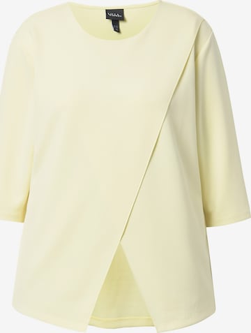 Ulla Popken Sweatshirt in Gelb: Vorderseite