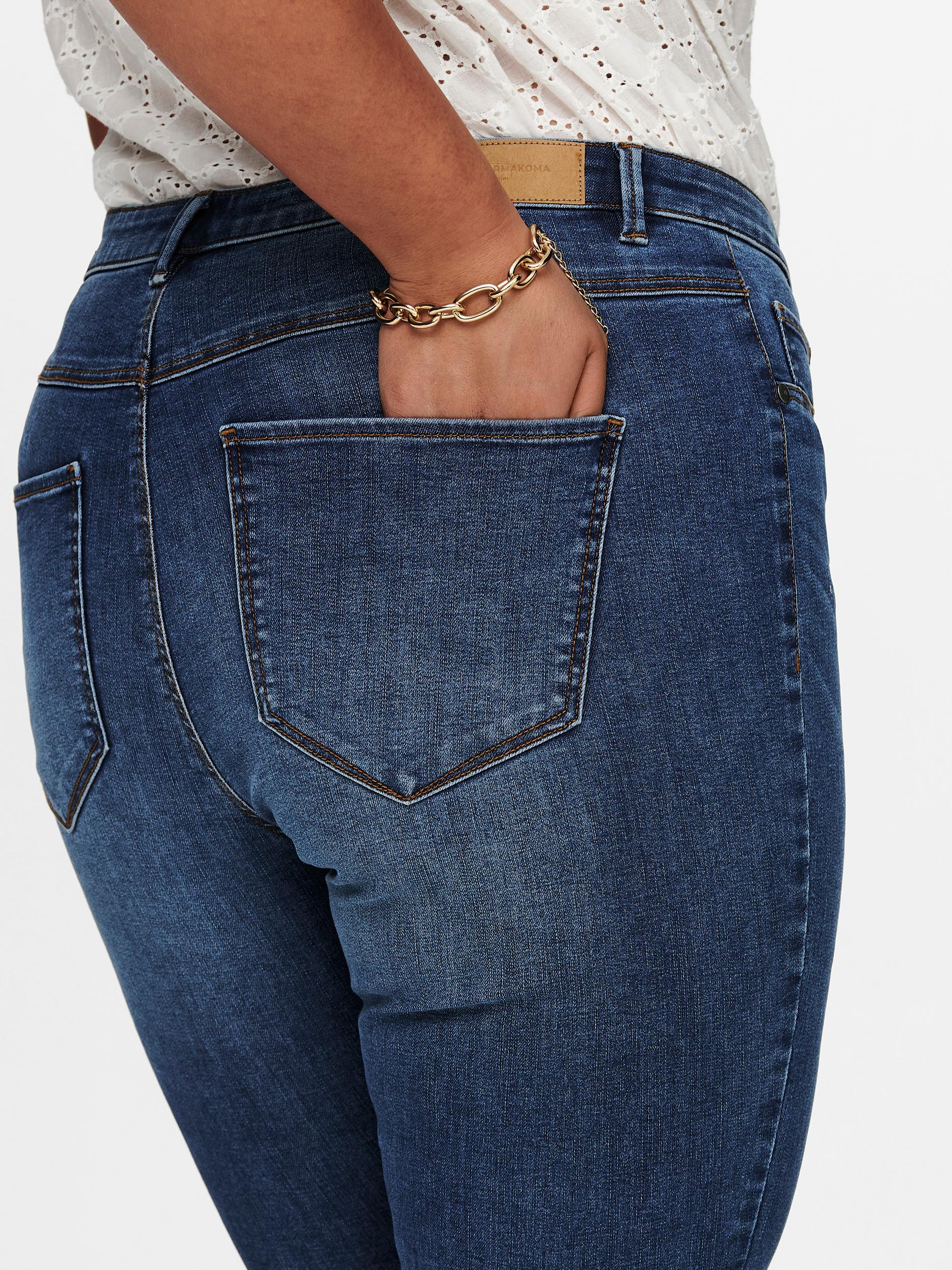 ONLY Carmakoma Jeans Floria in Blau 