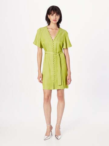 Robe-chemise 'Leora' Freebird en vert : devant