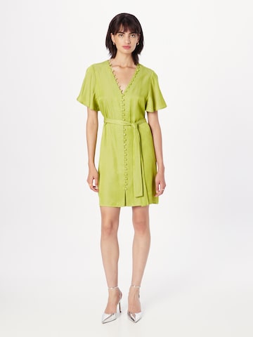 Freebird Košeľové šaty 'Leora' - Zelená: predná strana