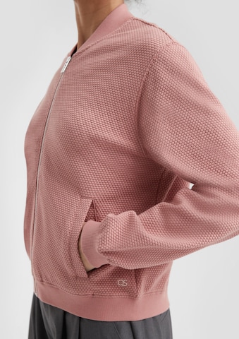 Veste de survêtement QS en rose