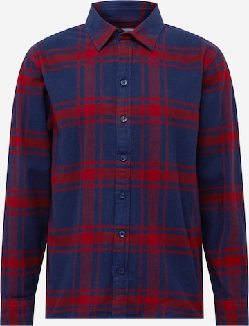 HOLLISTER Button Up Shirt 'WEBEX' in Blue: front
