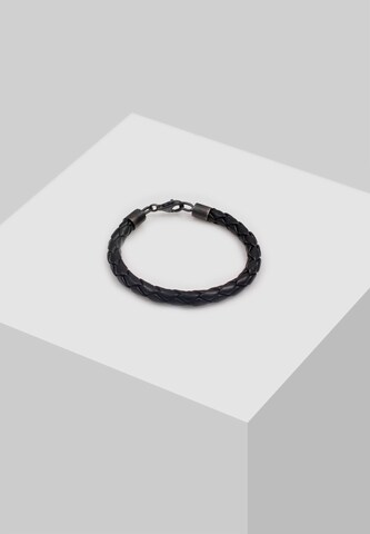 KUZZOI Armband Leder in Schwarz