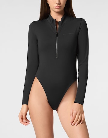 Plein Sport - Body camiseta en negro