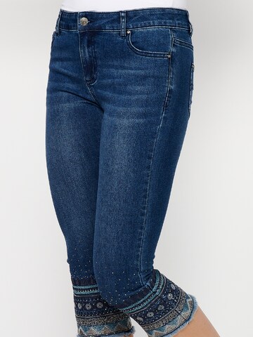 KOROSHI Skinny Jeans in Blau