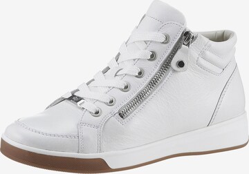 ARA High-Top Sneakers in White: front