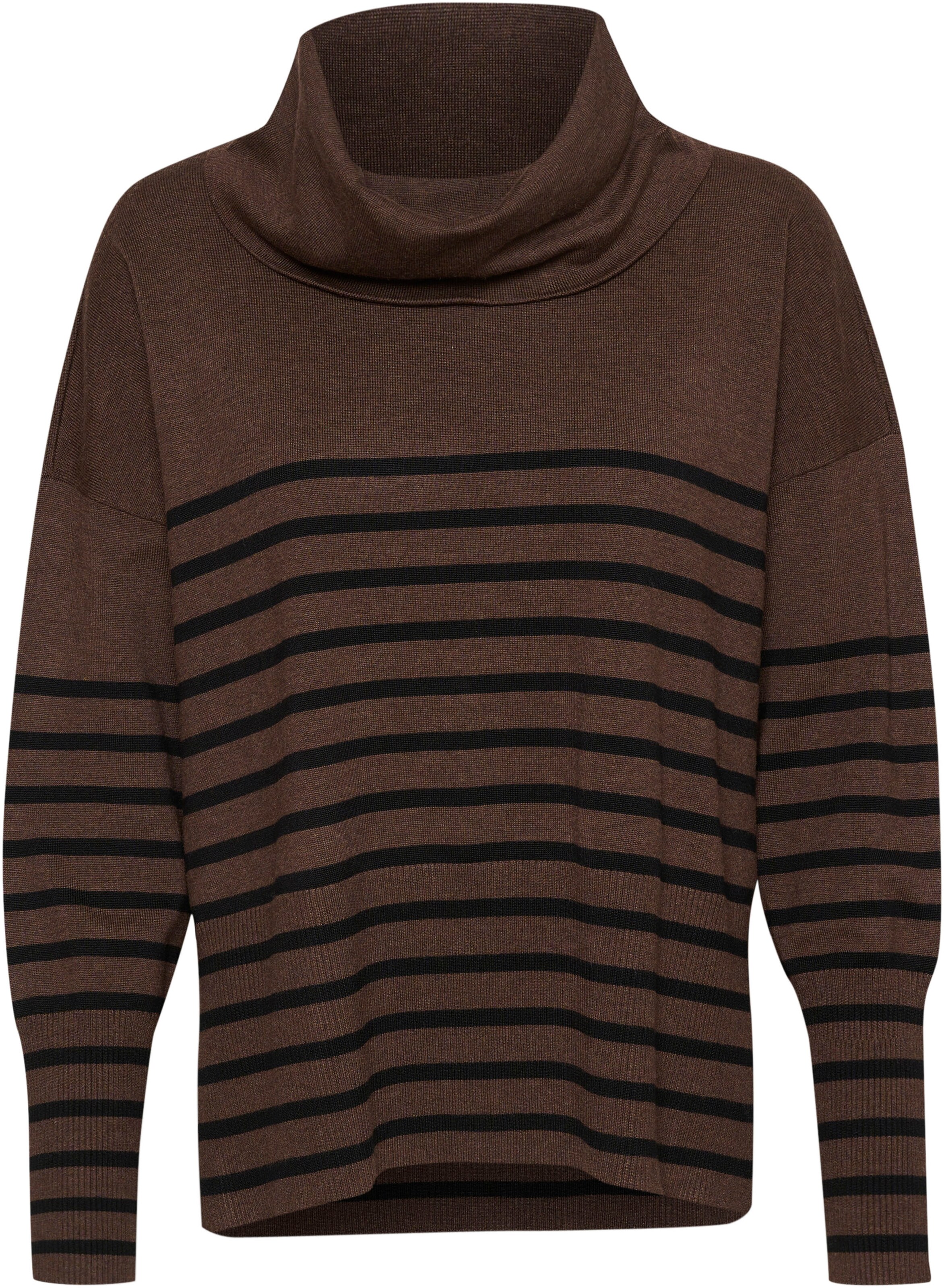 SAINT TROPEZ Pullover 'Grila' in Braun: Vorderseite
