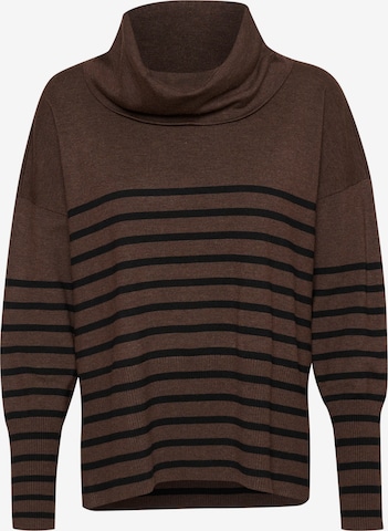 SAINT TROPEZ Pullover 'Grila' in Braun: Vorderseite