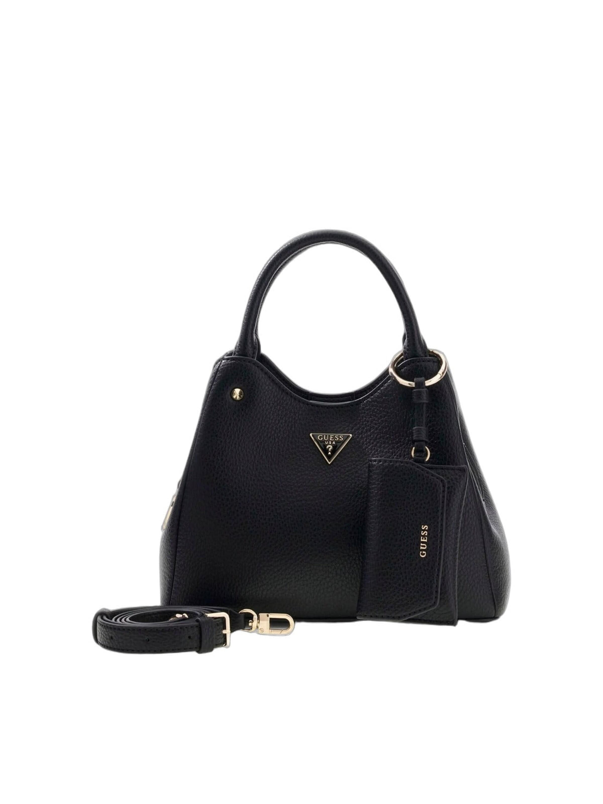 GUESS Nakupovalna torba 'Guess Cabas Lorella Petit Black' | črna barva